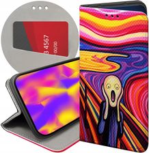 Etui Z Klapką Do Zte Axon 7 Mini Krzyk Munch Edvard Scream Futerał