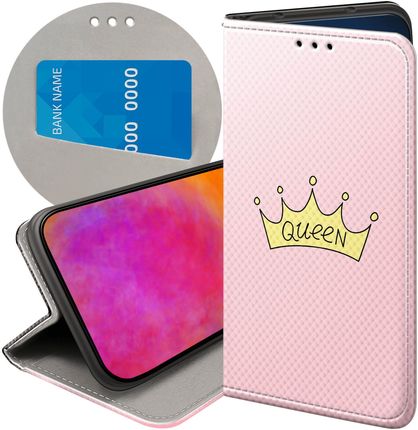 Etui Z Klapką Do Motorola Edge 20 5G Księżniczka Queen Princess Case