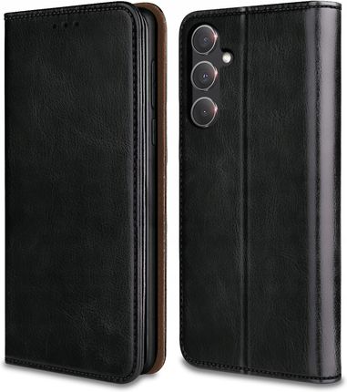 Etui do Samsung Galaxy S23 Fe Skórzane Portfel Magnetyczne Case Szkło 9H