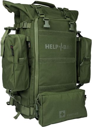 Plecak ewakuacyjny Help Bag 35+10 l z wyposażeniem - Olive