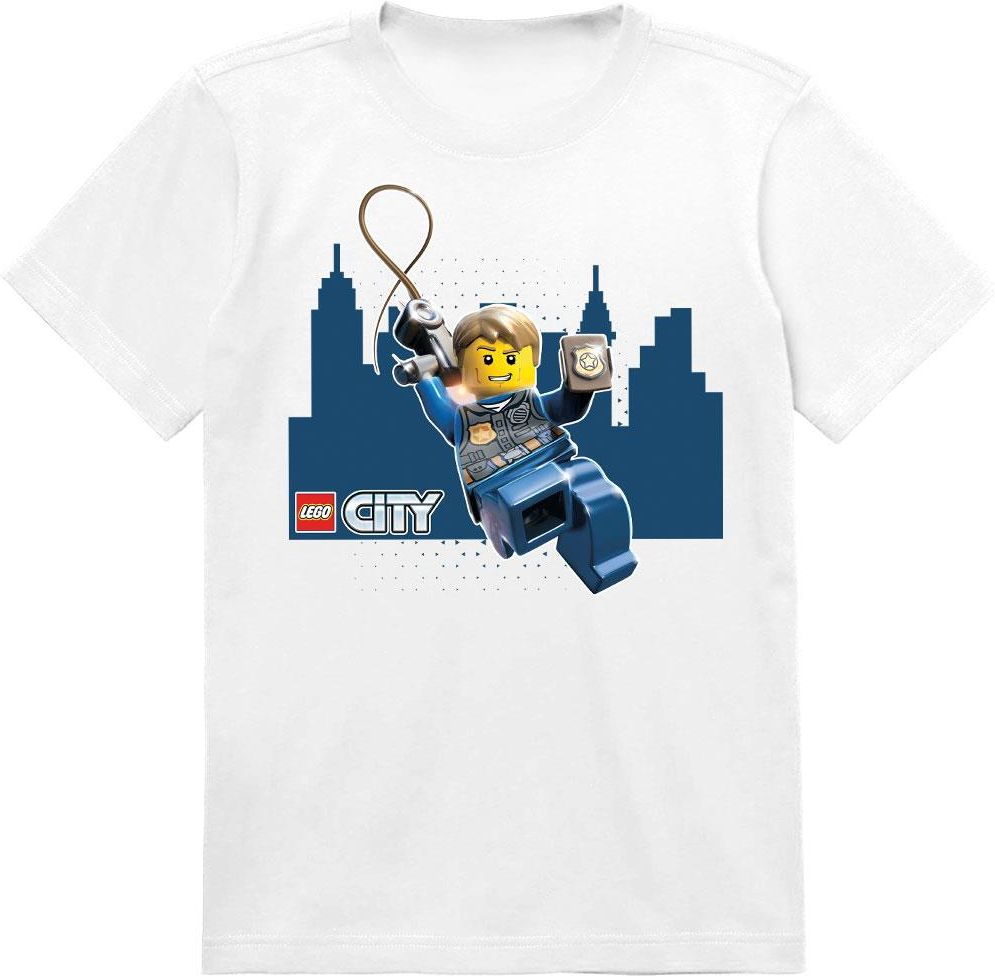 Koszulka Dziecięca T-shirt Dla Dziecka Lego City Duke Policja 116