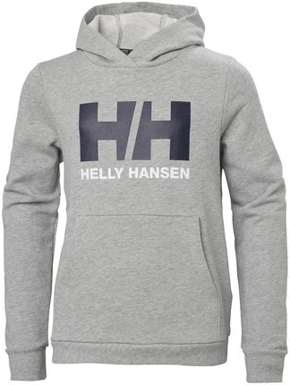 Bluza Helly Hansen Jr HH Logo Hoodie 2.0 szary