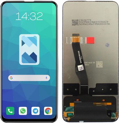 Mobilepart Wyświetlacz Lcd Ekran Szybka Dotyk Do Huawei Y9 Prime 2019 Stk L21 Czarny