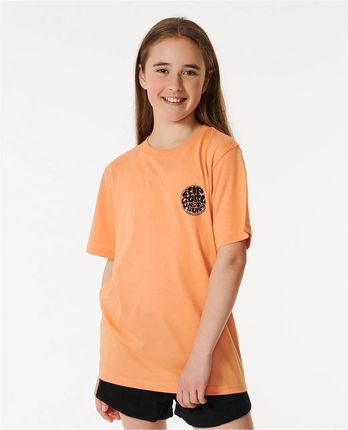T-Shirt dziecięcy RIP CURL Wetsuit Icon Tee -Kids pomarańczowy