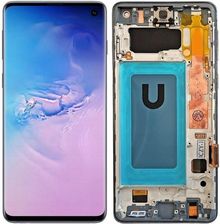 Tradebit Wyświetlacz Lcd Ekran Samsung Galaxy S10 G973F Smg973F Incell Ramka Czarna