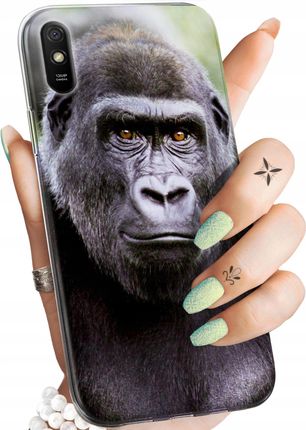Etui Do Xiaomi Redmi 9A Małpki Małpa Nosacz Obudowa Pokrowiec Case