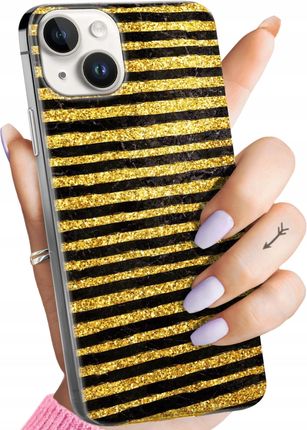 Etui Do Iphone 14 Plus Złoto Gold Rich Obudowa Pokrowiec Case