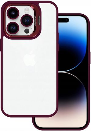 Tel Protect Kickstand case szkło na aparat (lens) do Iphone 11 Pro burgun