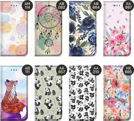 Hello Case Etui Z Klapką Do Oppo A52 Wzory Watercolor Akwarela Obraz Futerał Pokrowiec - zdjęcie 5