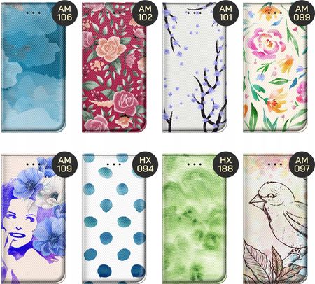 Hello Case Etui Z Klapką Do Oppo A52 Wzory Watercolor Akwarela Obraz Futerał Pokrowiec - zdjęcie 4