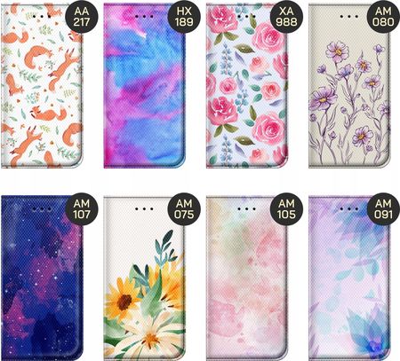 Hello Case Etui Z Klapką Do Oppo A52 Wzory Watercolor Akwarela Obraz Futerał Pokrowiec - zdjęcie 6