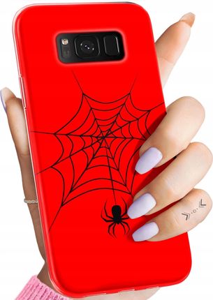 Etui Do Samsung Galaxy S8 Pająk Spider Pajęczyna Obudowa Pokrowiec