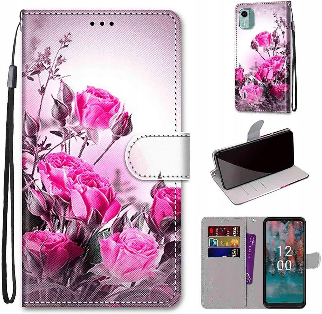 HuiYouMY [4 in 1] Custodia compatibile con NOKIA C12/C12 Pro con