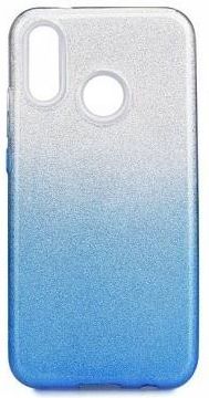 Etui Shining do Huawei P40 Lite E Clear/Blue +szkł