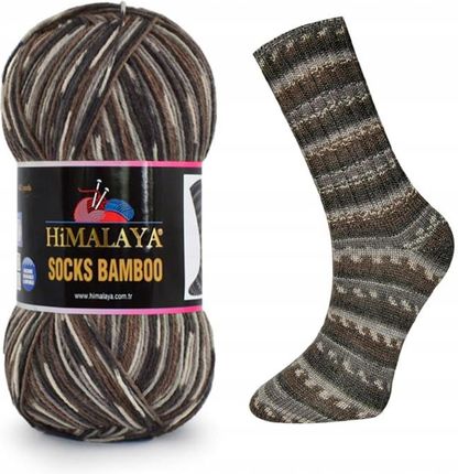 Himalaya Włóczka Skarpetkowa Socks Bamboo 130 01 1641759864