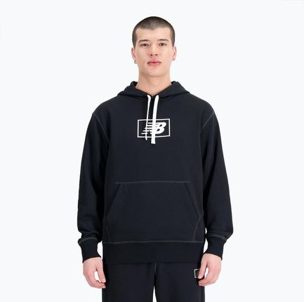 New Balance Bluza Męska Essentials Hoodie Black