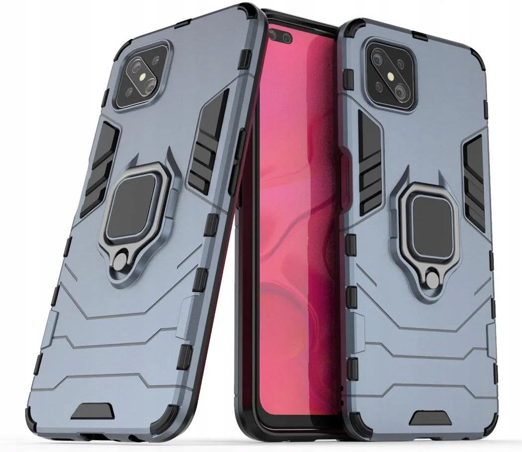 DESSEN Cover per Oppo Reno 4 Pro 5G (Reno4 Pro 5G) - Silicone Custodia Antiurto Protezione Fotocamera Case Sottile e Morbida TPU Bumper Antishock Anti-Impronte, Blu Scuro