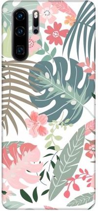 Etui pokrowiec do Huawei P30 Pro Tropical floral b