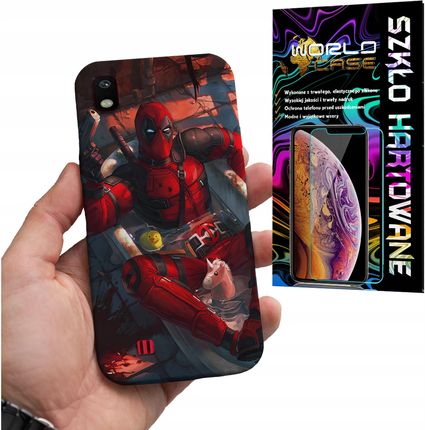 Etui Do Samsung A10 Deadpool Marvel Filmowe +szkło Hartowane