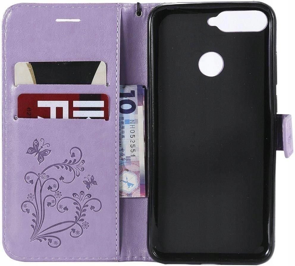 Custodia Flip In Pelle PU Con Portafoglio Per Huawei Y6 2018 E Honor 7A – Design Girasole, Protettiva E Con Supporto Per Video
