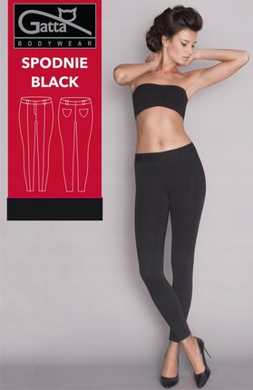 Spodnie Gatta Black Legginsy z przeszyciem roz. XL