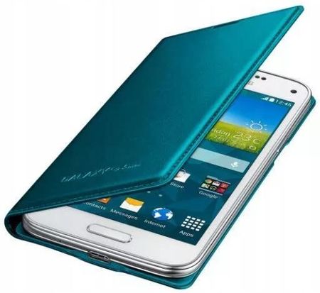 Oryginalne Etui Samsung Flip Cover S5 Mini Zielone