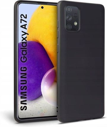 Cienkie silikonowe etui do Samsung A72 Black