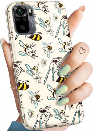 Etui Do Xiaomi Redmi Note 10 Owady Motyle Pszczółki Obudowa Pokrowiec