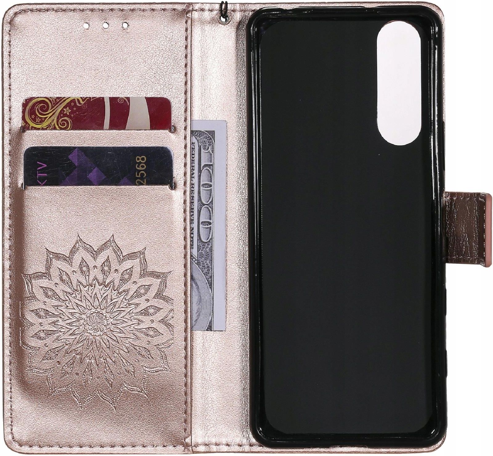 Custodia A Portafoglio Per Sony Xperia 5 Ii Con Supporto E