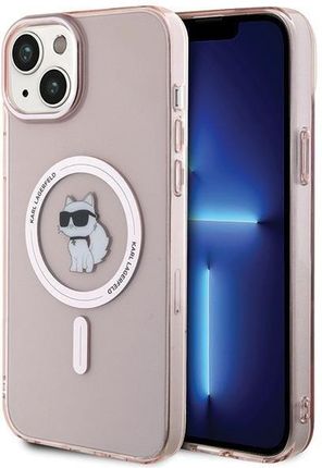 Karl Lagerfeld KLHMP15MHFCCNOP iPhone 15 Plus 6.7" różowy/pink hardcase IML Choupette MagSafe