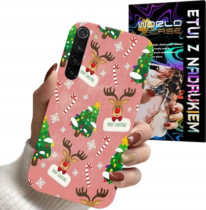 Etui Case Do Xiaomi Note 8 Świąteczne Renifer Mikołaj