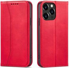 Magnet Fancy Case etui iPhone 14 Pro Max z klapką portfel podstawka czerwon