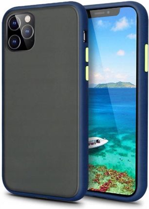 Etui do Huawei P40 Lite matowe niebieskie