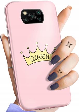 Etui Do Xiaomi Poco X3 Nfc Księżniczka Queen Princess Obudowa Case