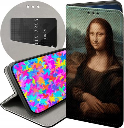 Etui Z Klapką Do Xiaomi Redmi 9C Leonardo Da Vinci Mona Łasiczka Case