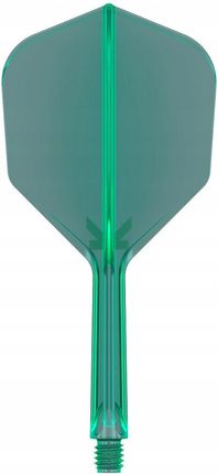 Shaft Z Piórkiem K-Flex Target Inter Zielony Green 3Szt.