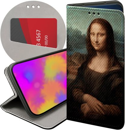 Etui Z Klapką Do Xiaomi Redmi 8 Leonardo Da Vinci Mona Łasiczka Case