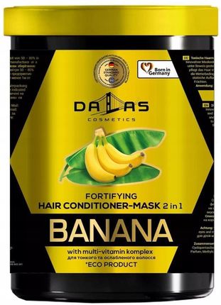 Dalas Maska Do Włosów Osłabionych I Zniszczonych Banana 1000 ml