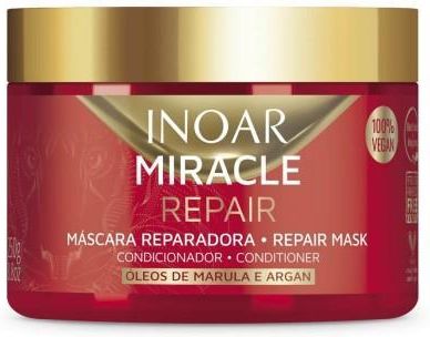 Inoar Miracle Repair Maska Regenerująca Do Włosów Zniszczonych 500 ml