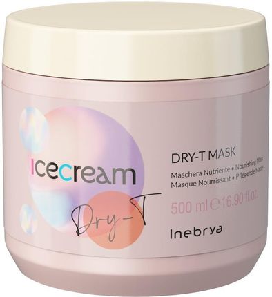 Inebrya Ice Cream Dry-T Odżywcza Maska Do Włosów 500 ml