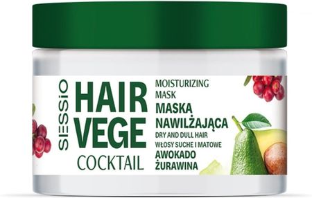 Chantal Sessio Hair Vege Maska Awokado & Żurawina 250 ml