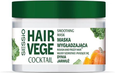 Chantal Sessio Hair Vege Coctail Wygładzająca Maska Do Włosów Szorstkich I Puszących Się Dynia I Jarmuż 250 ml