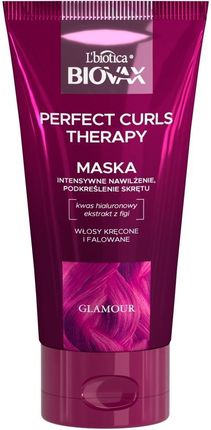 Biovax Glamour Perfect Curls Therapy Intensywbie Nawilżająca Maska Do Włosów 150 ml