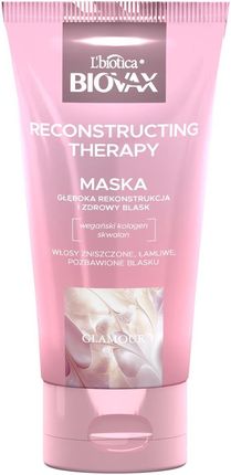 Biovax Glamour Recontructing Therapy Maska Do Włosów Zniszczonych 150 ml
