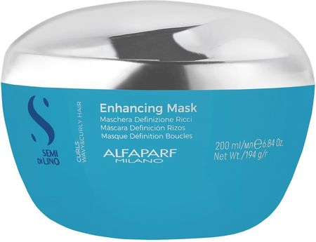 Alfaparf Semi Di Lino Enhancing Mask Maska Do Włosów Kręconych 200 ml
