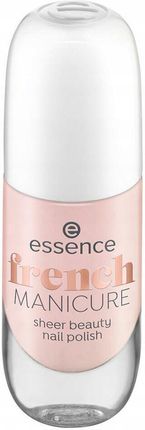 Essence French Manicure Sheer Beauty Nail Polish Lakier Do Paznokci 8ml Nr. 01 Peach Please!
