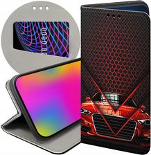Hello Case Etui Z Klapką Do Oppo A52 Wzory Auto Motor Pojazdy Samochody Futerał