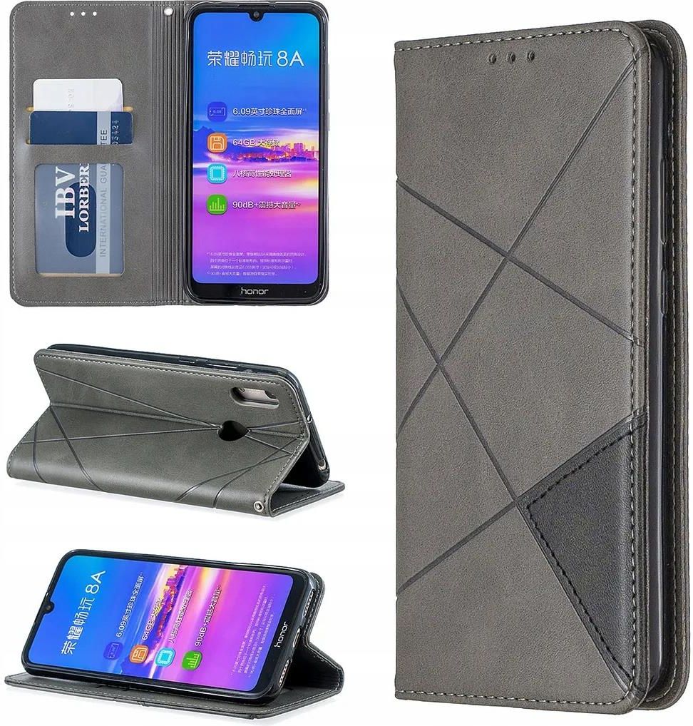 Étui Portefeuille Pour Huawei Y6 / Y6 Prime (2019) - Cuir Et TPU - Neuf