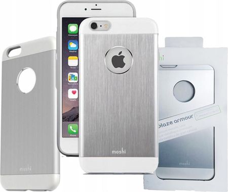 Plecki Case Moshi do Apple iPhone 6 Plus 6s Plus iGlaze Armour srebrny