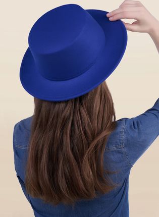 Damski kapelusz filcowy klasyczny elegancki